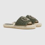 Gucci Women’s espadrille with crystal Interlocking G - Image 7